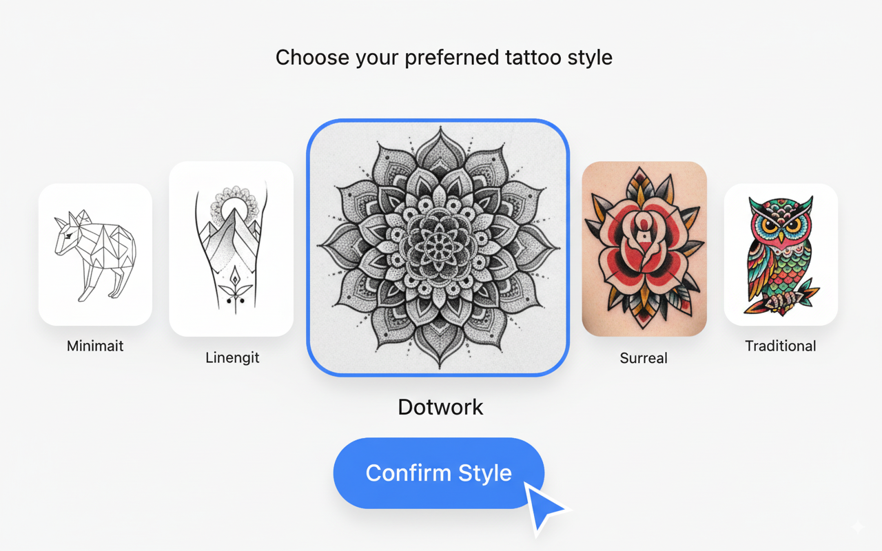 Choose Style & Placement - Step 2